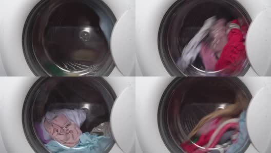 东西在洗衣鼓里高清在线视频素材下载