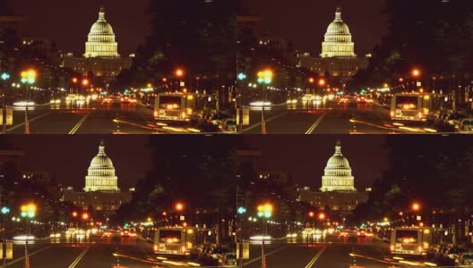 华盛顿特区国会大厦高清在线视频素材下载