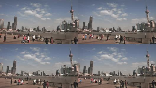 早上好，上海外滩大厦高清在线视频素材下载