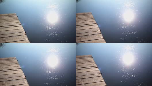 水上木栈桥高清在线视频素材下载