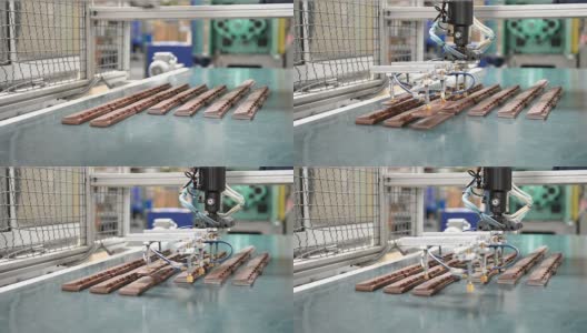 工厂机器人手臂高清在线视频素材下载