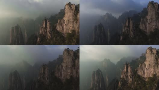黄山中国的黄山时光流逝高清在线视频素材下载