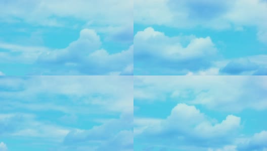 高清:蓝色的天空高清在线视频素材下载