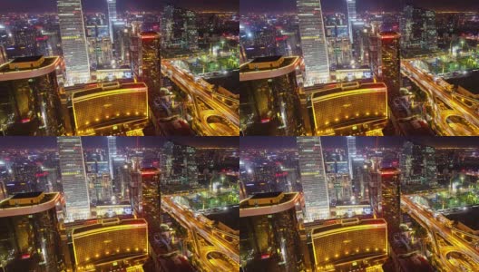 时间Lapse-Beijing天际线高清在线视频素材下载