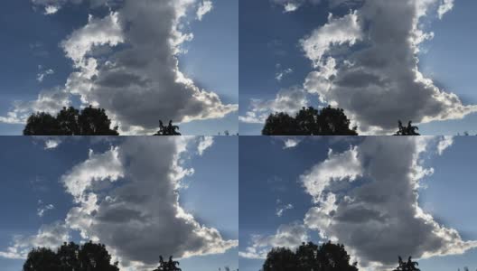 Cloudscape,墨西哥城高清在线视频素材下载