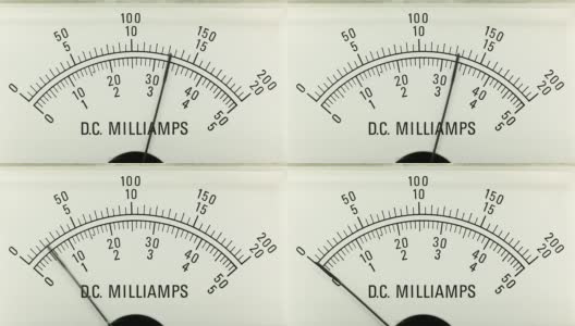 直流毫安模拟电源高清在线视频素材下载