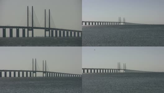 厄勒海峡大桥高清在线视频素材下载