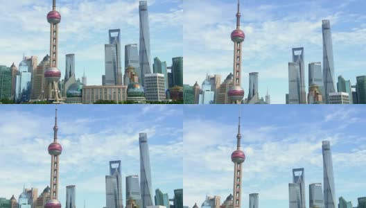 现代上海城市景观高清在线视频素材下载