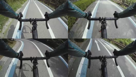 日本岛见海道自行车赛高清在线视频素材下载