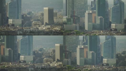 巴黎城市视图高清在线视频素材下载