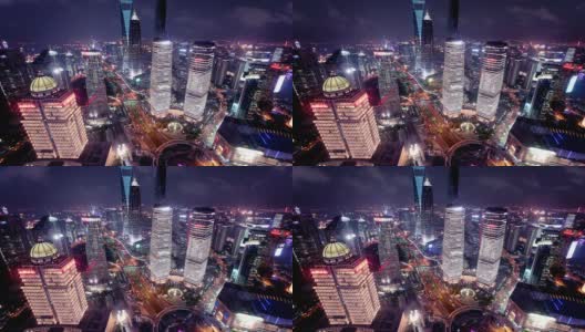 上海夜景，中国高清在线视频素材下载