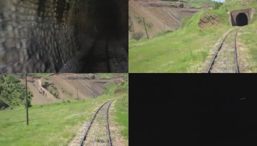 土耳其东部的铁路-正在运行中高清在线视频素材下载