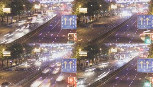 中国上海繁忙的道路高清在线视频素材下载