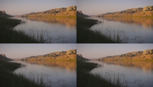 蒙大拿州的密苏里河高清在线视频素材下载