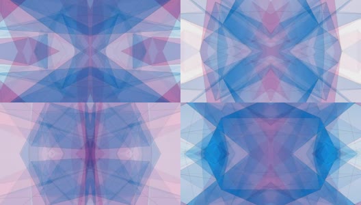 抽象对称蓝紫多边形星形网闪亮云动画背景新质量动态技术运动丰富多彩的视频素材高清在线视频素材下载
