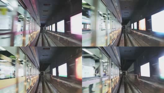 广州地铁乘坐4k中国高清在线视频素材下载