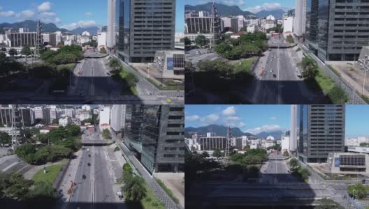 智利大道和邻近地区，巴西RJ市，里约热内卢高清在线视频素材下载