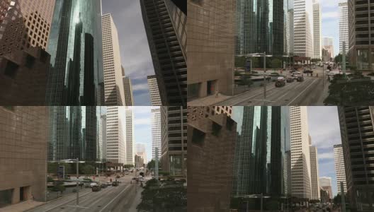 美国德克萨斯州休斯顿现代市中心高清在线视频素材下载