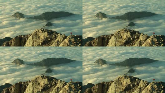 高清延时:山上的雾高清在线视频素材下载