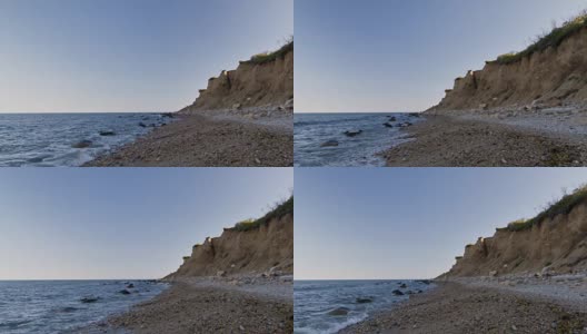 悬崖，大海，海岸高清在线视频素材下载