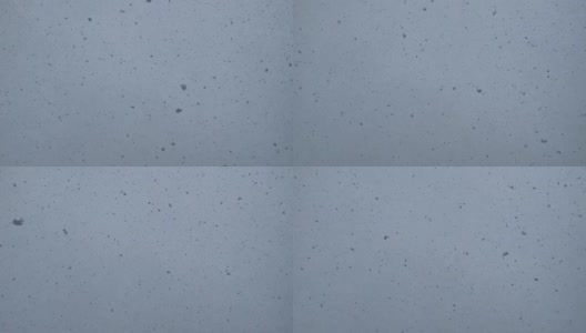 直接在头顶上的大雪花，大雪，科罗拉多冬季降雪在山区沙漠和河流极端天气条件视频系列高清在线视频素材下载