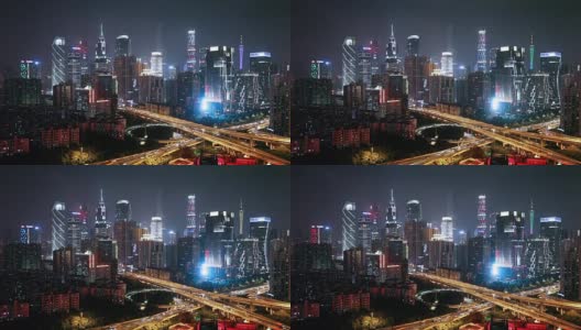 广州立交桥交通繁忙高清在线视频素材下载