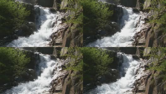 圣哥达路线上的河流高清在线视频素材下载
