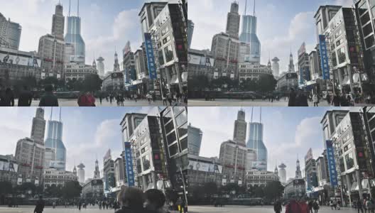 上海步行街高清在线视频素材下载