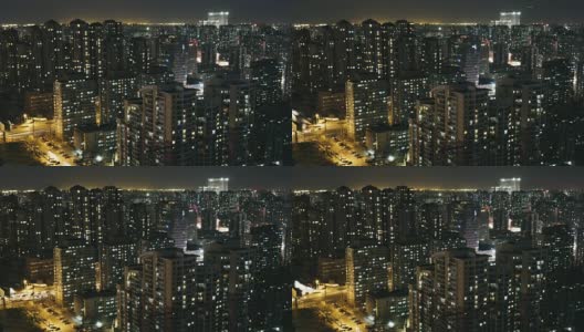 T/L WS HA Living Apartment at Night /北京，中国高清在线视频素材下载