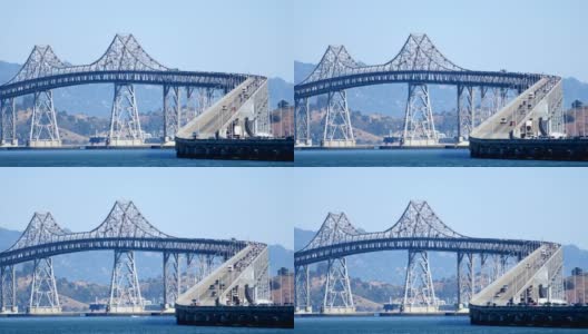 里士满 - 圣拉斐尔桥，旧金山，加利福尼亚高清在线视频素材下载