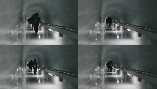 冰隧道高清在线视频素材下载