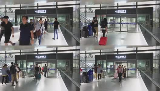 时光流逝——中国江苏南京禄口国际机场高清在线视频素材下载