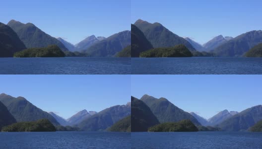 可疑的声音自然景观，新西兰高清在线视频素材下载
