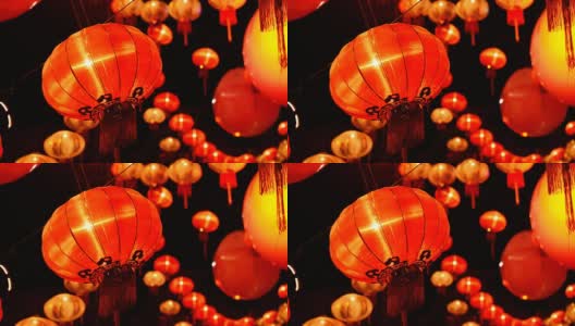 中国的灯笼，中国的新年高清在线视频素材下载