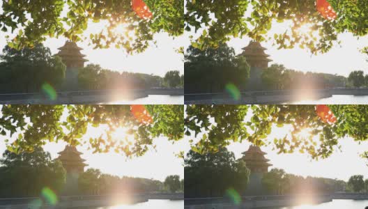 秋天的紫禁城全景高清在线视频素材下载