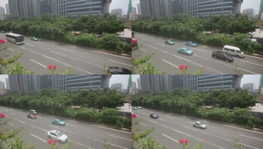 广州城市交通高清在线视频素材下载