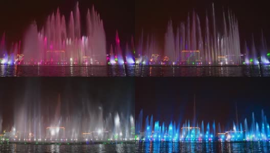亚洲最大的综合音乐喷泉02高清在线视频素材下载