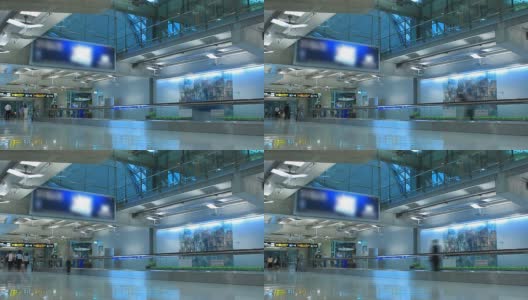 机场间隔拍摄高清在线视频素材下载