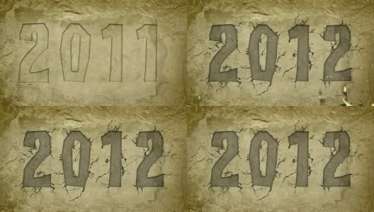 从2011年到2012年平稳过渡。新年活动高清在线视频素材下载