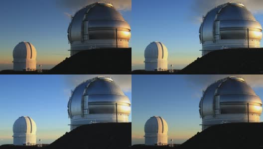 莫纳克亚山天文台高清在线视频素材下载