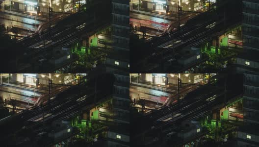 日本东京新宿4k时光之夜高清在线视频素材下载
