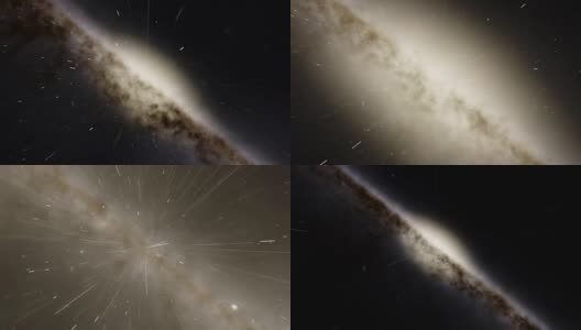 以光速飞向仙女座星系的中心高清在线视频素材下载