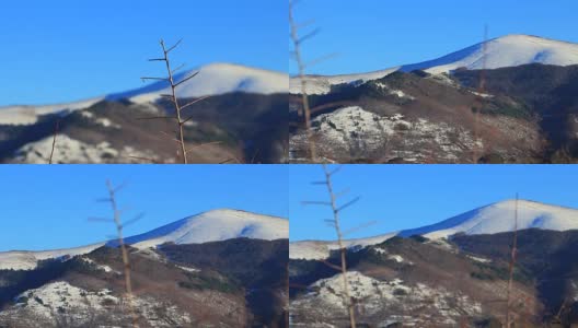 在法国旅行时拍摄的比利牛斯雪山高清在线视频素材下载