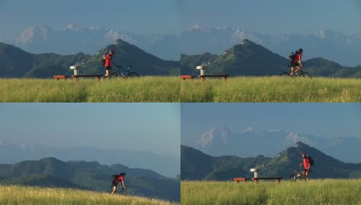 高清:山地自行车高清在线视频素材下载