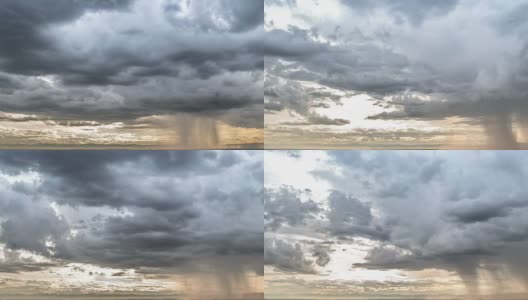 雷暴前乌云的背景高清在线视频素材下载