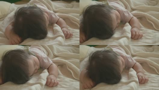 宝宝睡觉。高清在线视频素材下载