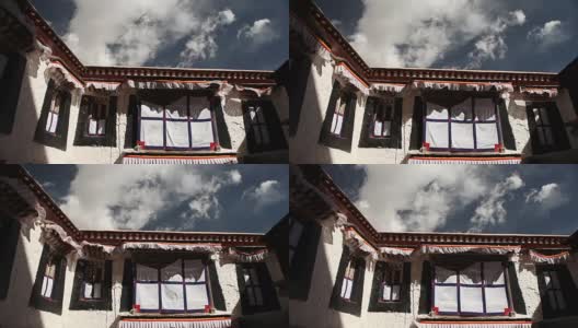 山区藏族传统民居高清在线视频素材下载