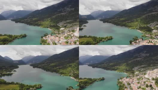 意大利巴雷亚村的鸟瞰图高清在线视频素材下载