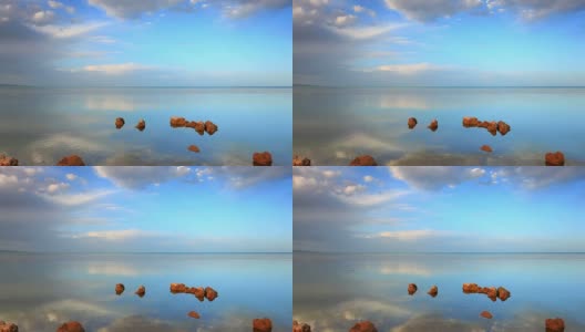青海湖的黎明高清在线视频素材下载