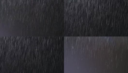 4k真雨，雨滴落下，循环降雨高清在线视频素材下载